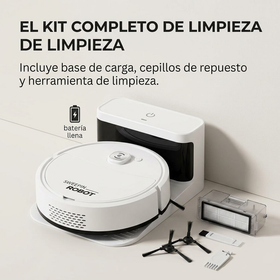 Foto de Aspiradora Robot Inteligente 3 en 1 - Barre, Aspira y Trapea Sola tu Hogar